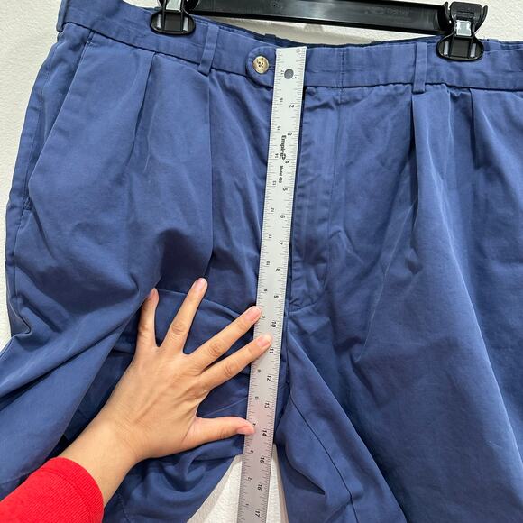 Peter Millar Men's Size 38 Blue 100% Cotton Chino Golf Shorts Casual Preppy - Picture 3 of 7